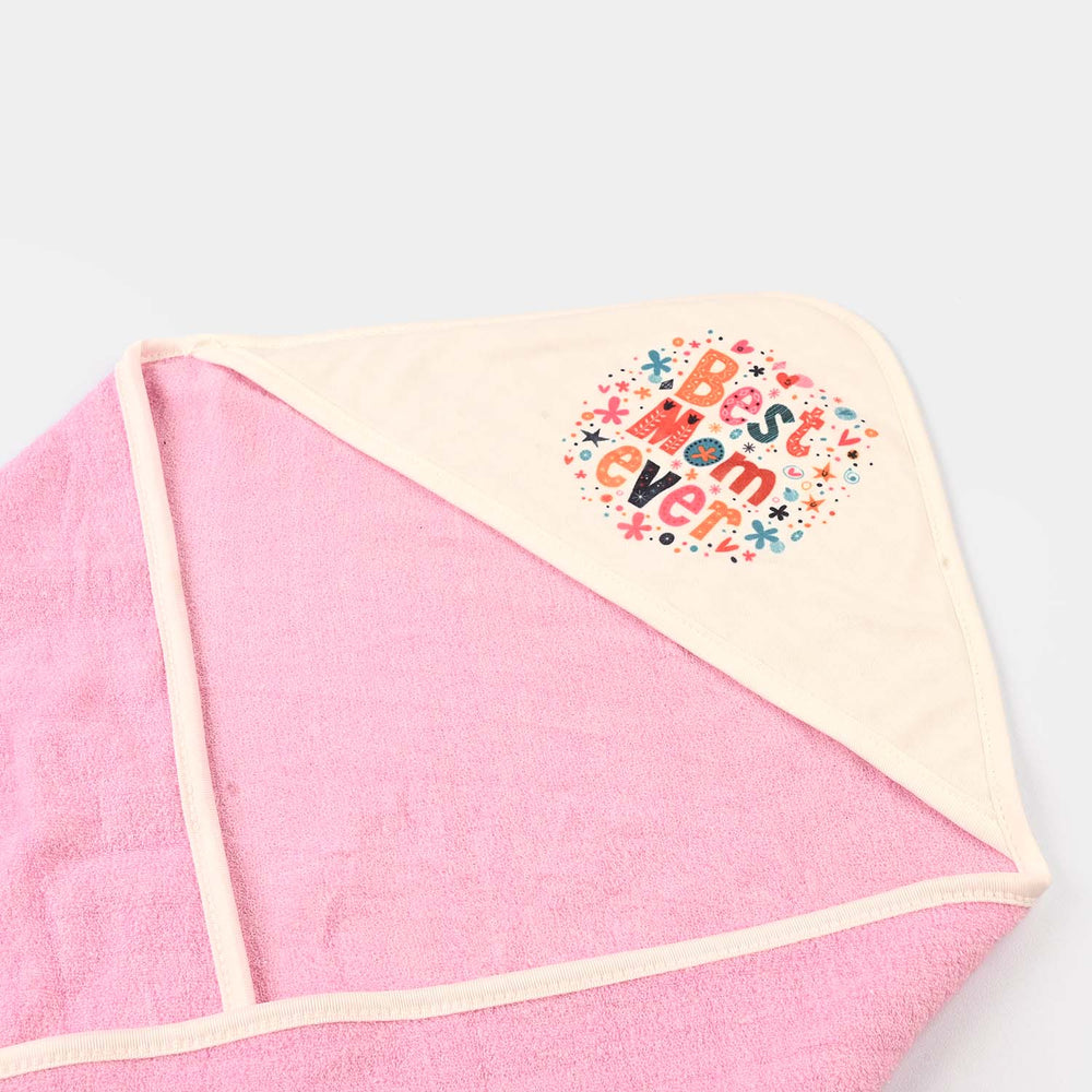 Bath Towel Pink Best Mom Ever