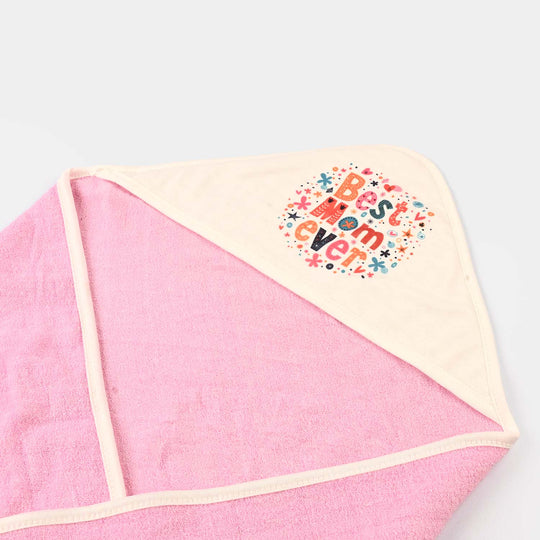 Bath Towel Pink Best Mom Ever