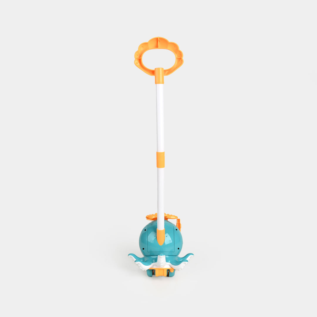 Electric Push-Along Bubble Blower Toy