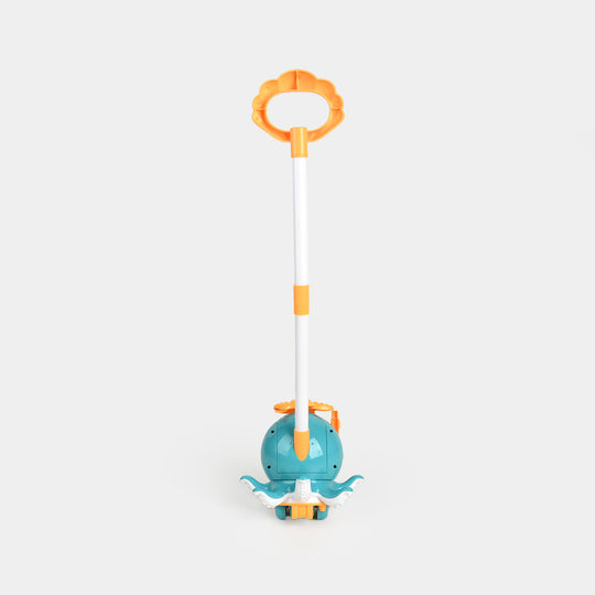 Electric Push-Along Bubble Blower Toy