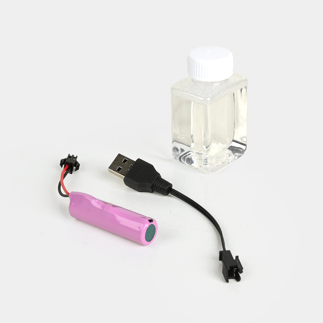 Electric Push-Along Bubble Blower Toy