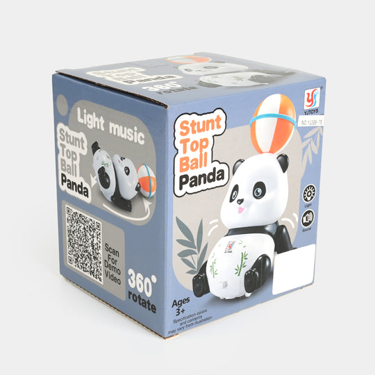 Electric Stunt Top Little Panda with Light & Music