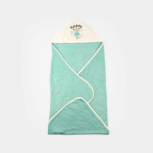 Bath Towel Green Happy Adventure