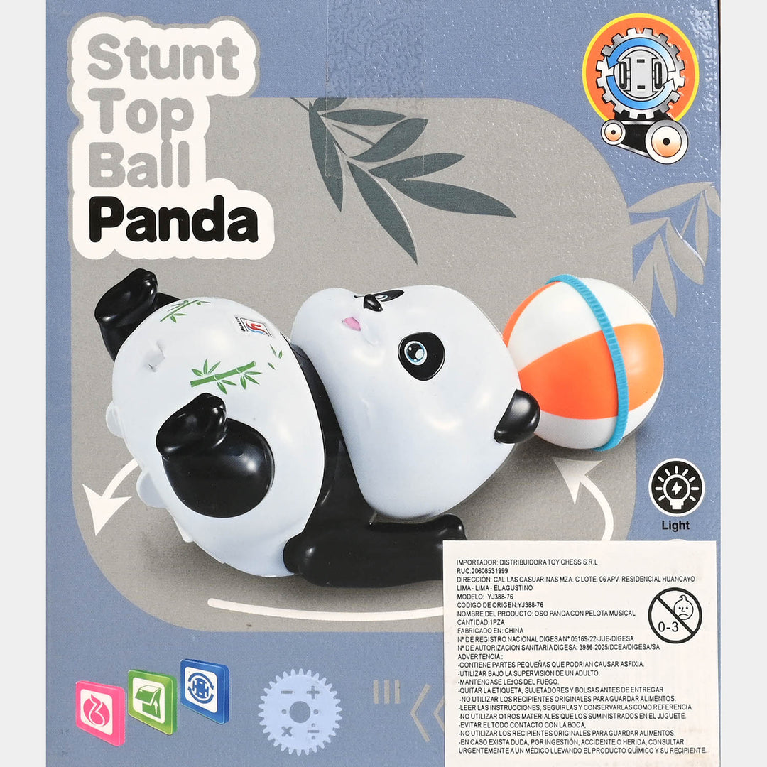 Electric Stunt Top Little Panda with Light & Music