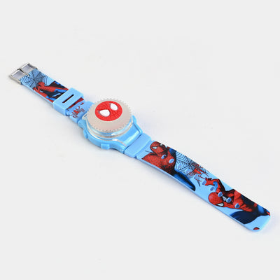 KIDS QUARTZ WATCH MULTI-LIGHT SPINNER