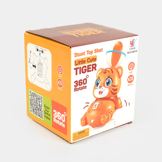 Electric Stunt Top Little Tiger with Light & Music