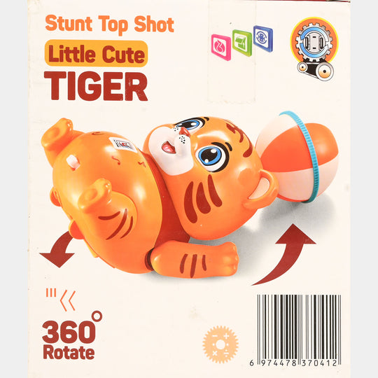Electric Stunt Top Little Tiger with Light & Music