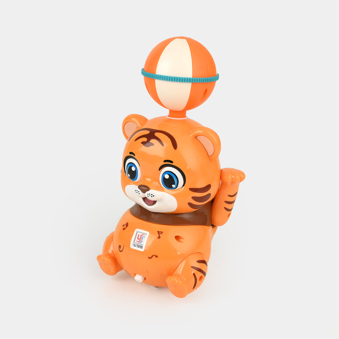 Electric Stunt Top Little Tiger with Light & Music