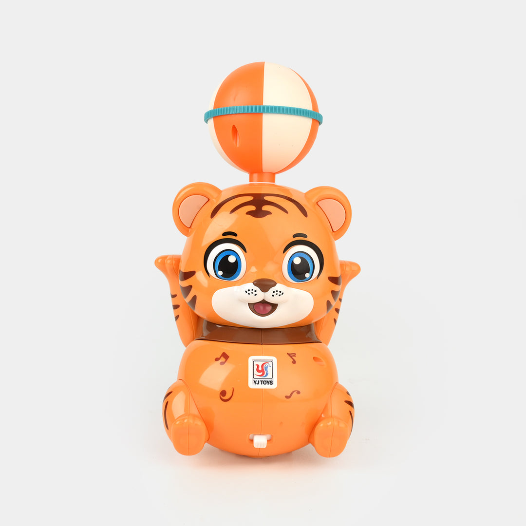 Electric Stunt Top Little Tiger with Light & Music