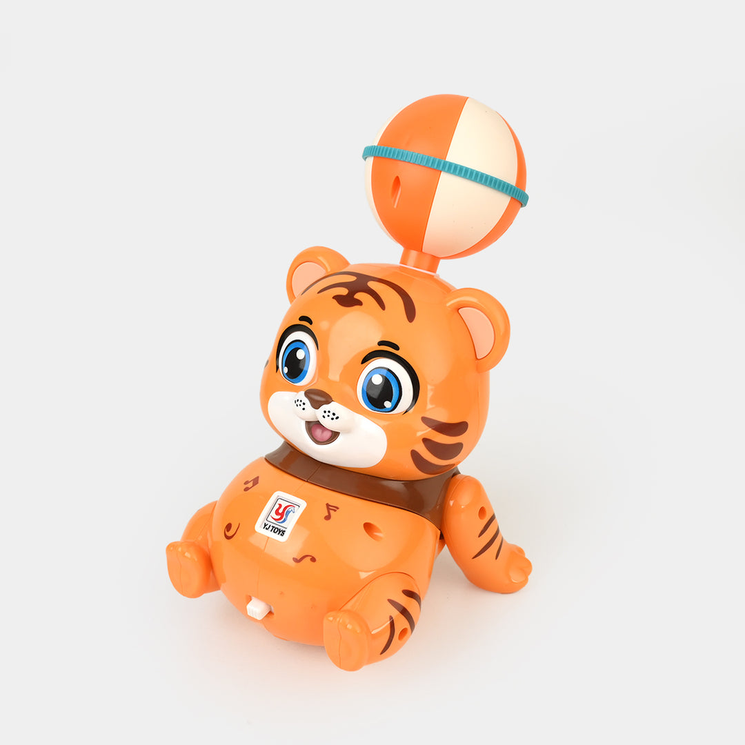 Electric Stunt Top Little Tiger with Light & Music