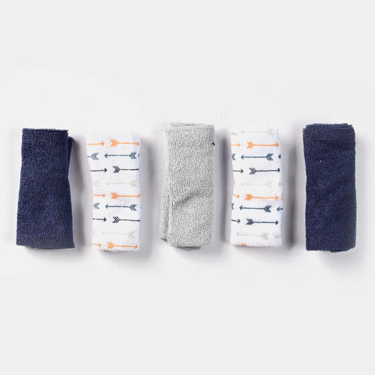Baby Hooded Bath Towel + 5 PCs Face Towel