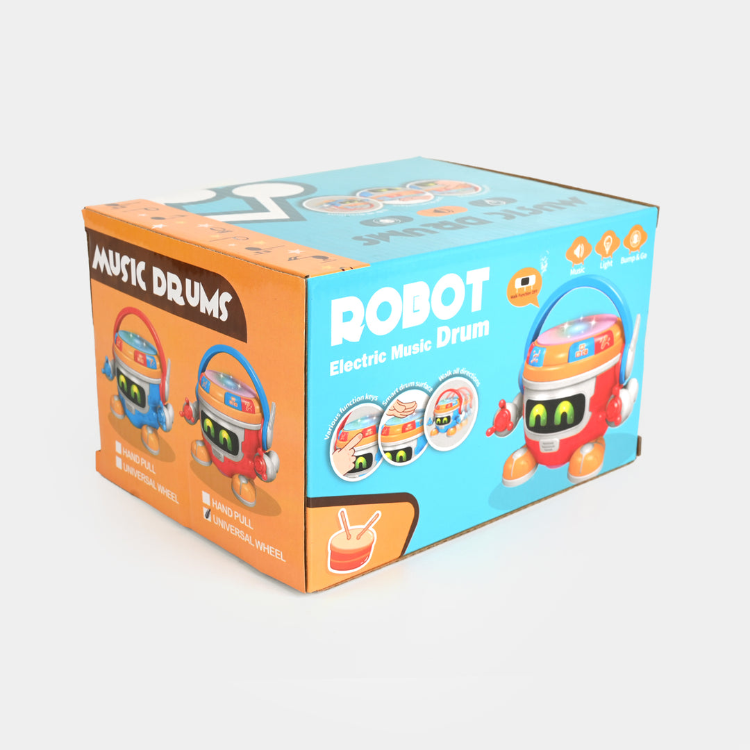 Robot Electric Music Drum Toy