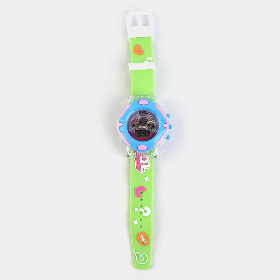 Character Wrist Watch With Light