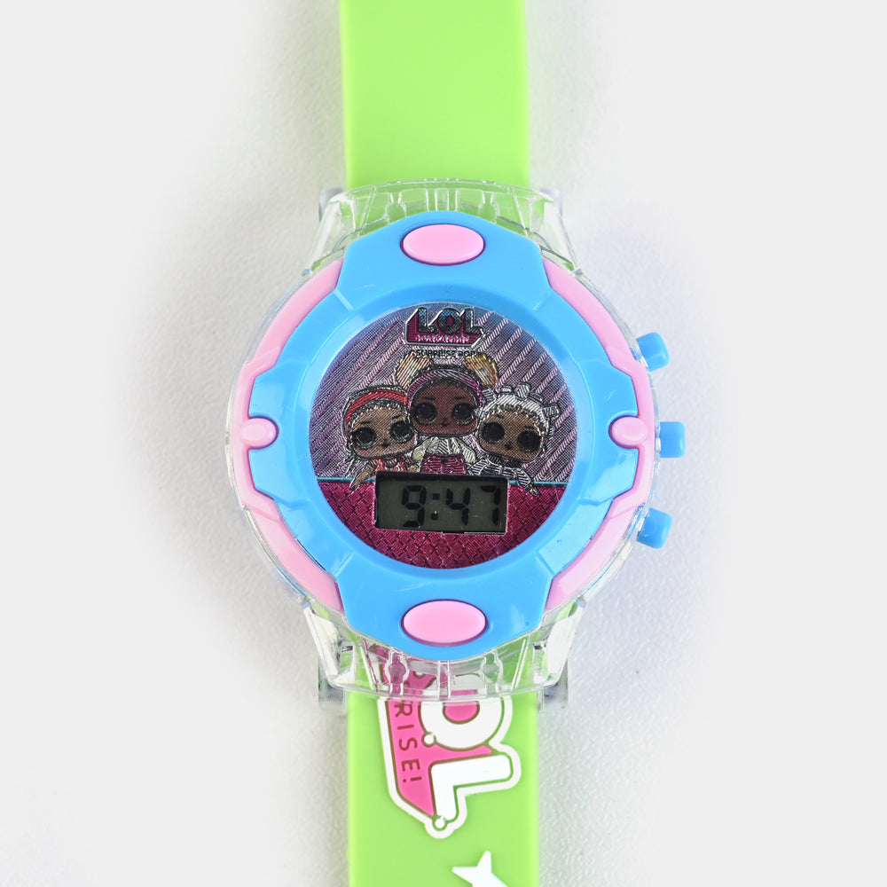 Character Wrist Watch With Light