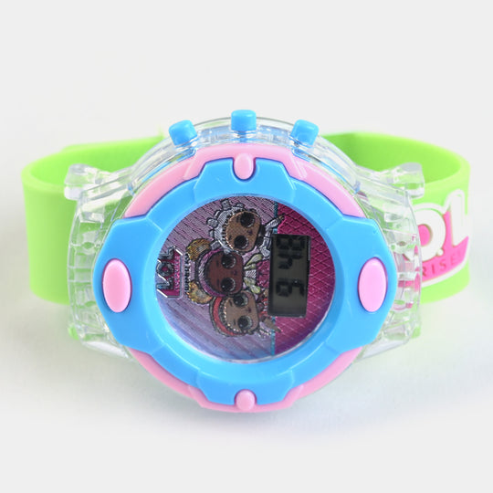 Character Wrist Watch With Light