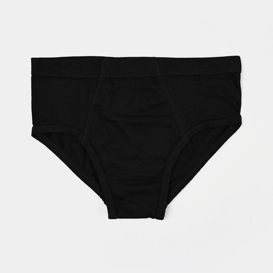 Boys Cotton Jersey Brief Basic-Pack of 2-Black/White