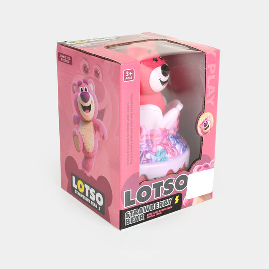 Strawberry Bear Musical Toy with Light & Sound