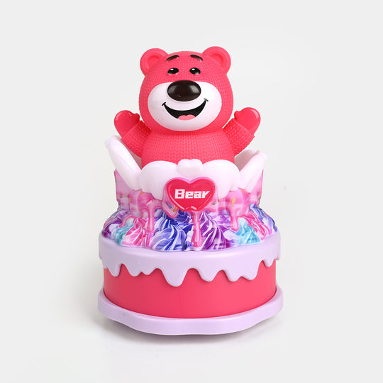 Strawberry Bear Musical Toy with Light & Sound