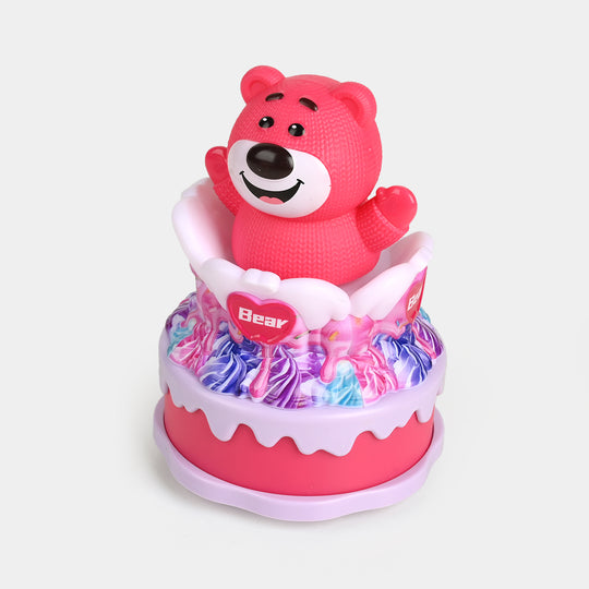 Strawberry Bear Musical Toy with Light & Sound