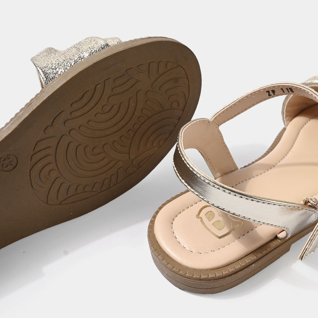 Girls sandal ZP-118-Golden