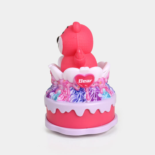 Strawberry Bear Musical Toy with Light & Sound