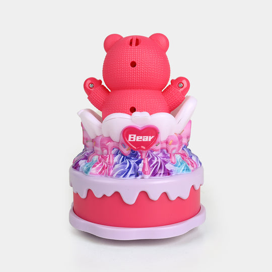 Strawberry Bear Musical Toy with Light & Sound