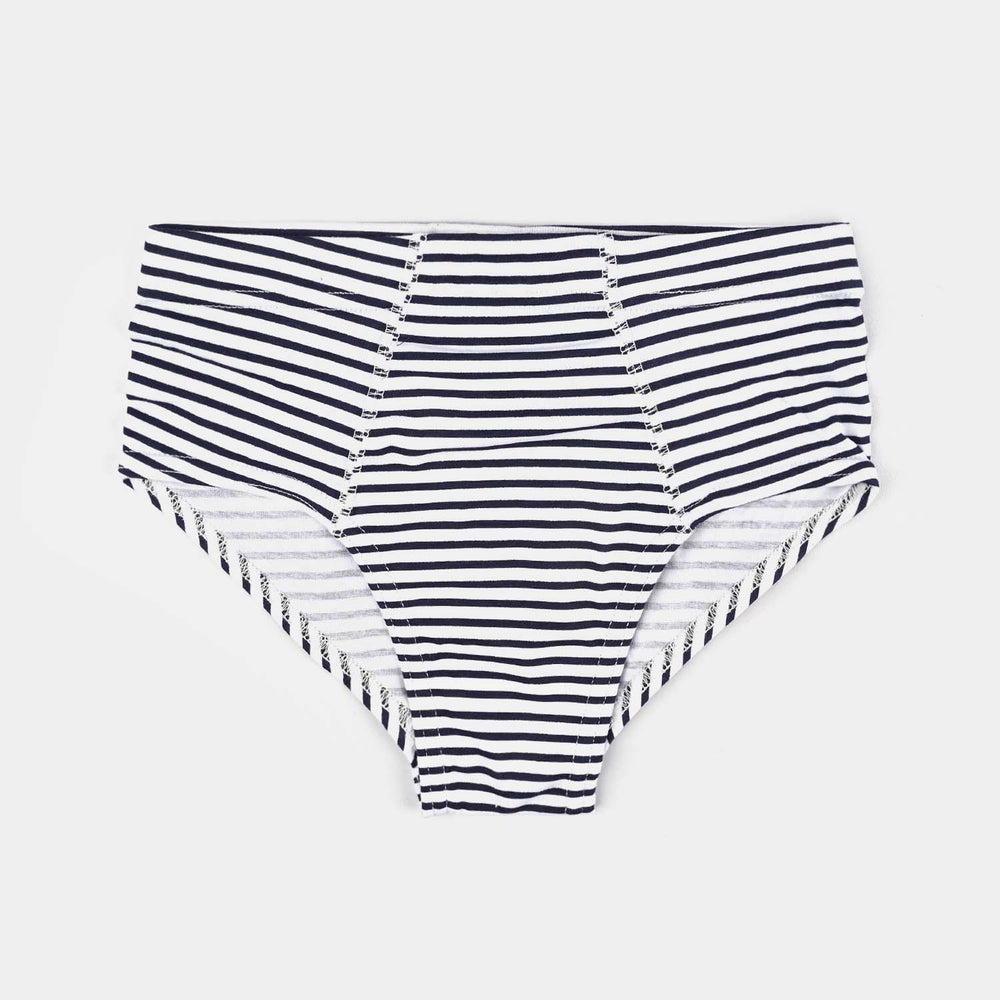 Boys Cotton Jersey Brief Basic-Pack of 2-Navy/White