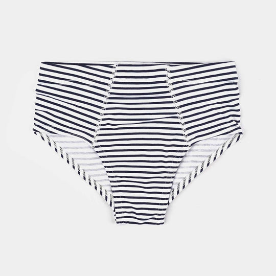 Boys Cotton Jersey Brief Basic-Pack of 2-Navy/White