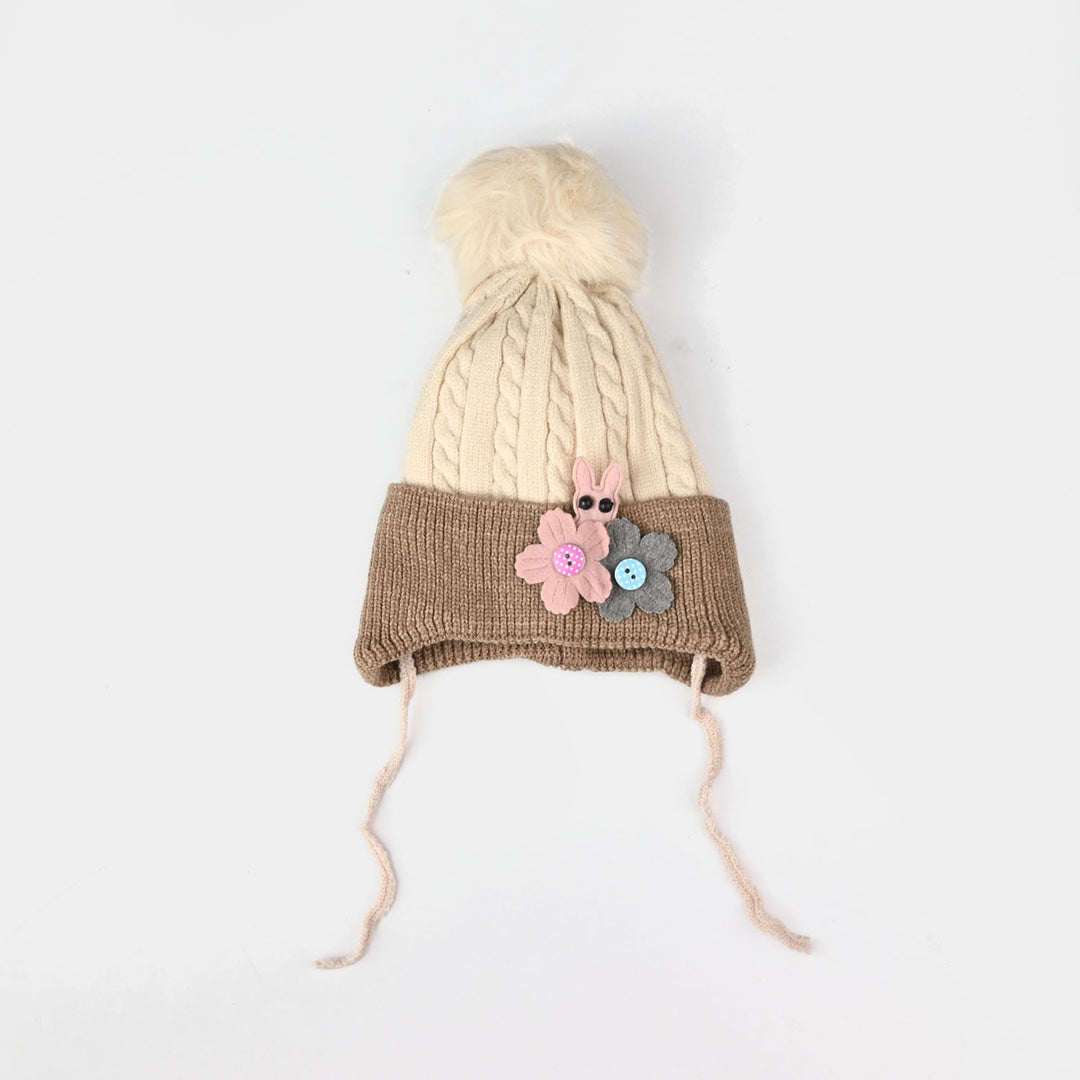 Baby Fancy Winter Woolen Cap | 12-18M