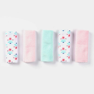 Baby Hooded Towel & 5 Washcloths