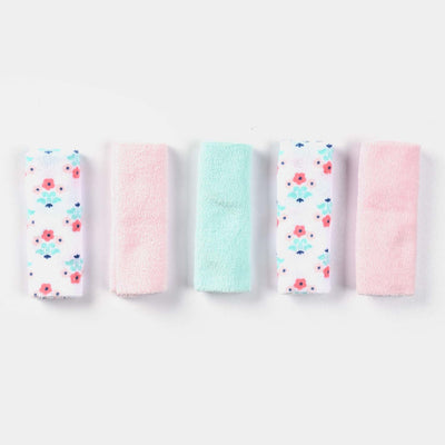 Baby Hooded Bath Towel + 5 PCs Face Towel