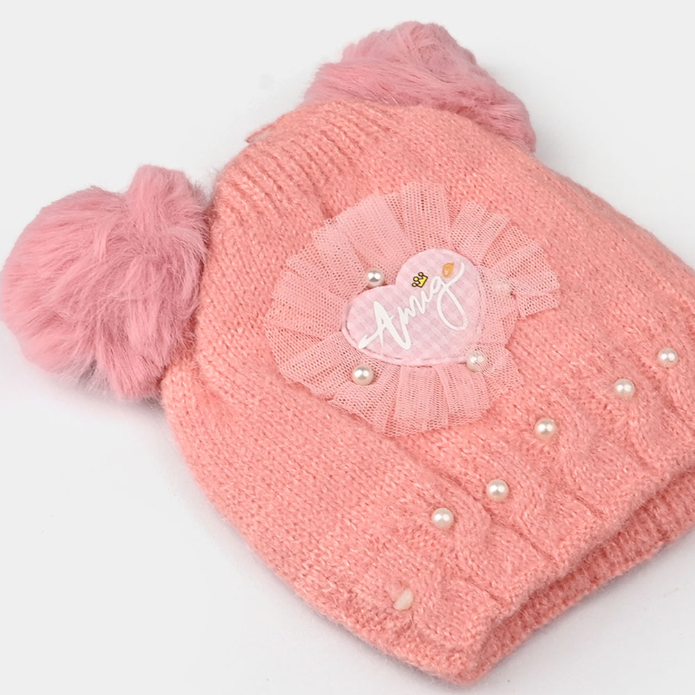 Baby Fancy Winter Woolen Cap | 6-12M
