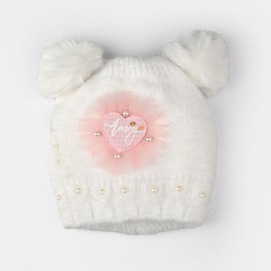 Baby Fancy Winter Woolen Cap | 6-12M