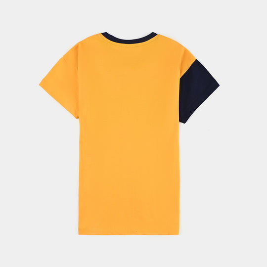 Boys Jersey/Terry 2 Piece Suit Happiness-Gold Fusion