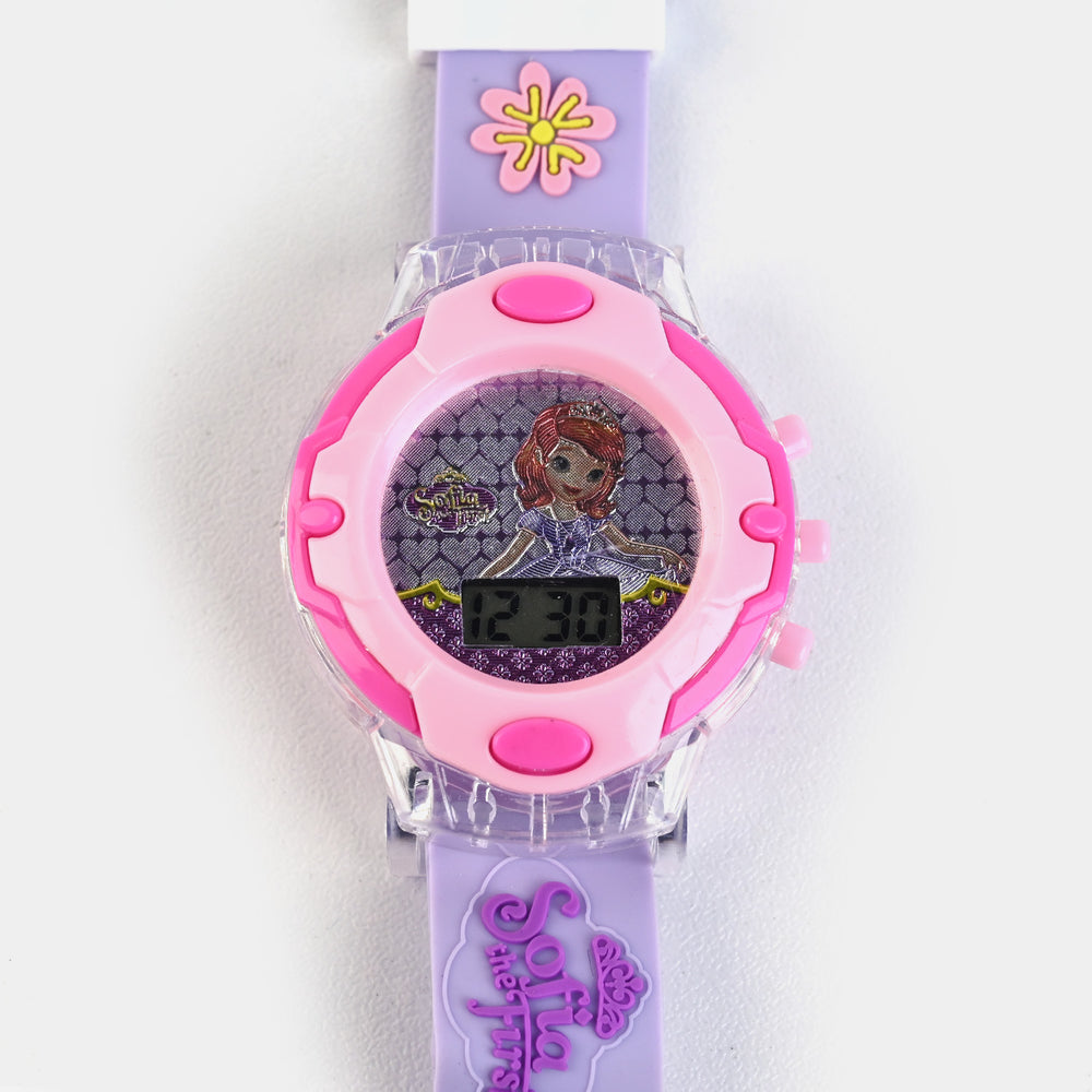 Character Wrist Watch With Light