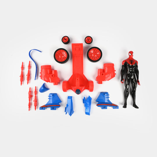 Superhero Customizable Vehicle with Figure Toy