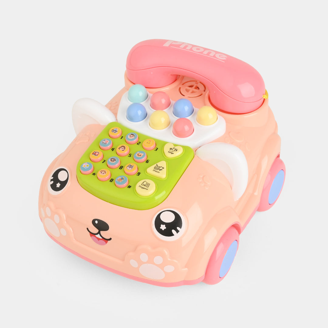 Electric Multifunctional Telephone Car with Light & Music