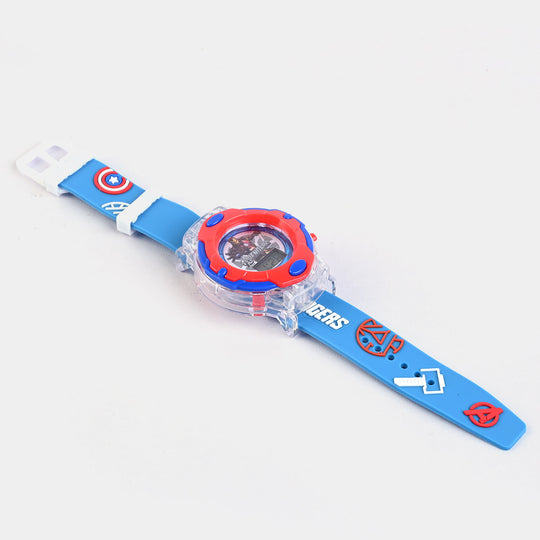 Character Wrist Watch With Light