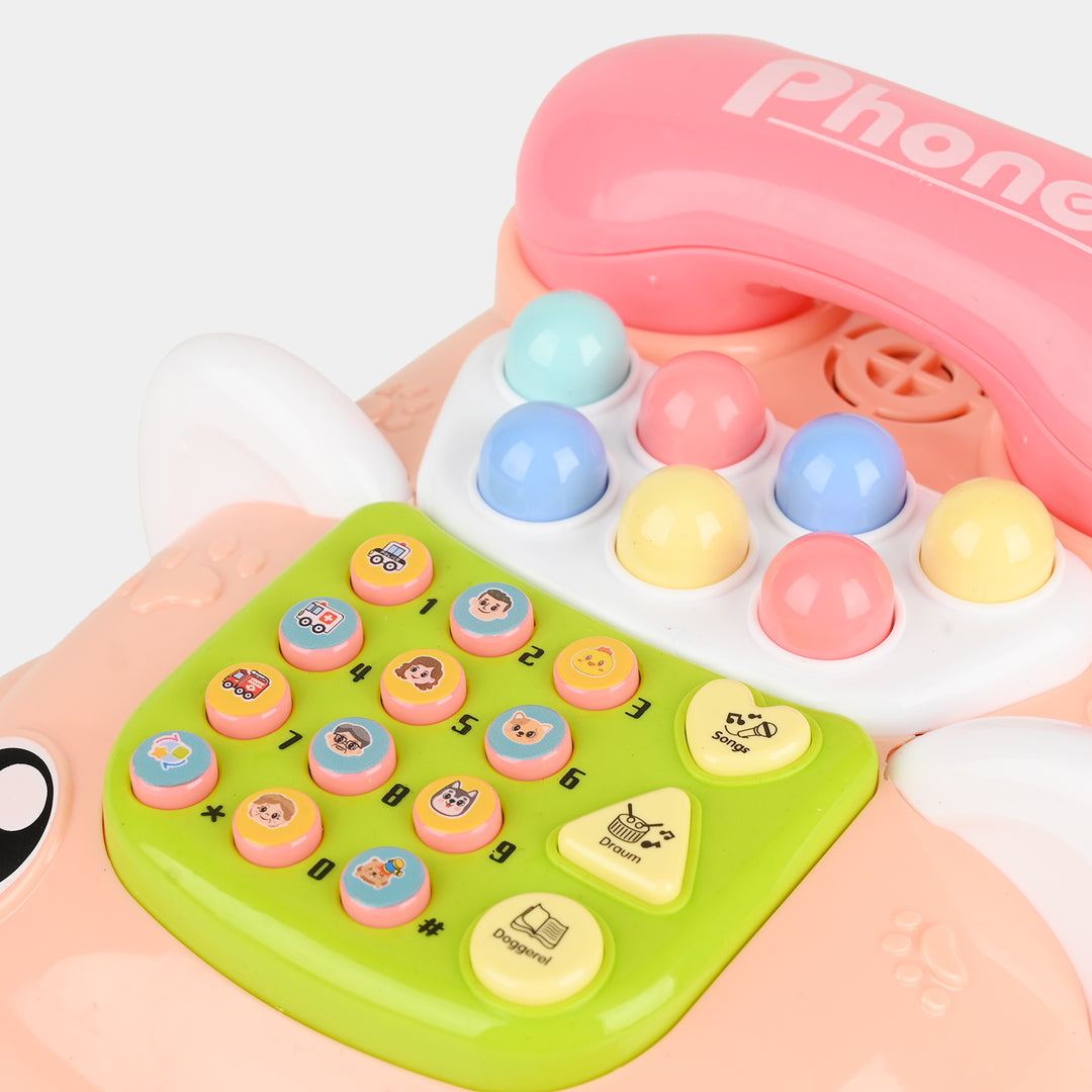 Electric Multifunctional Telephone Car with Light & Music