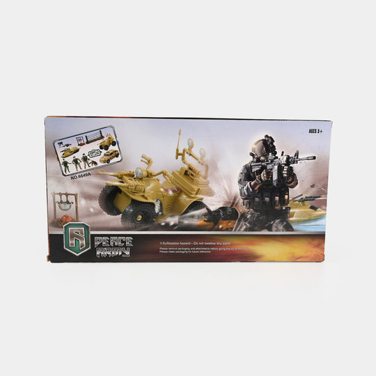 Military Action Figure & Vehicle Playset
