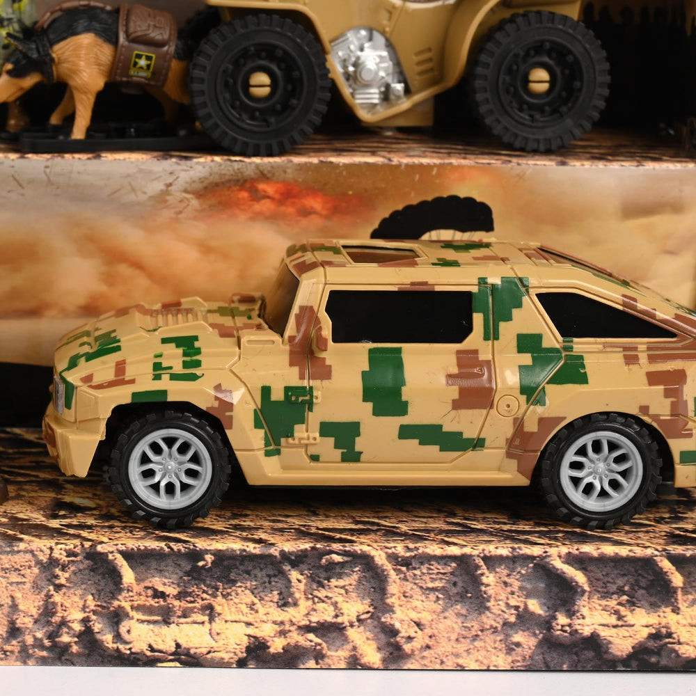 Military Action Figure & Vehicle Playset
