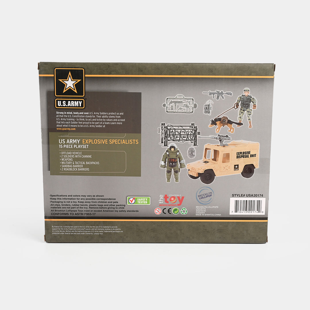 Army Explosive Specialists Playset for Kids