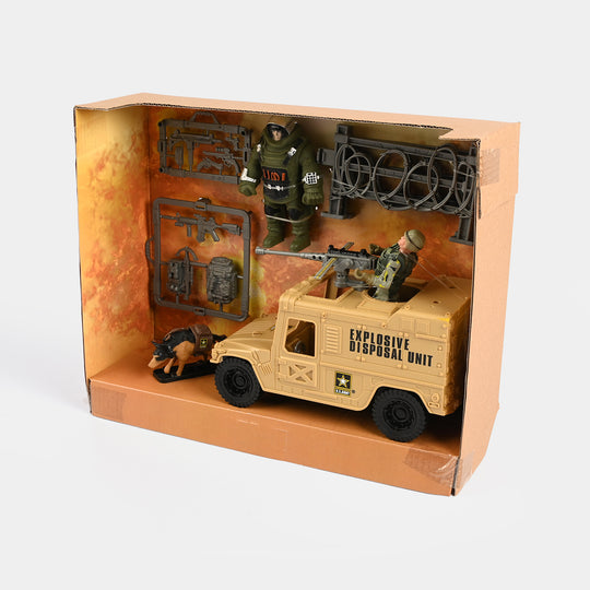 Army Explosive Specialists Playset for Kids