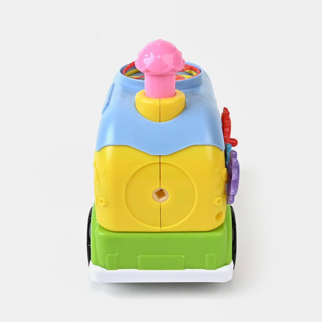 Electric Puzzle Ice Cream Car For Kids