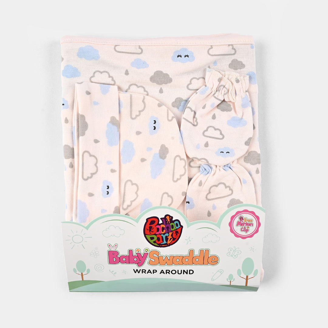 Infant Big Swaddle with Cap & Mittens