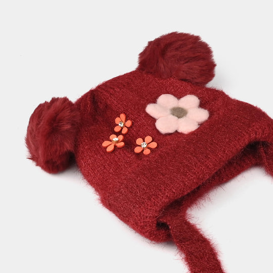 Baby Fancy Winter Woolen Cap | 18-24M