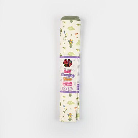 Baby Changing Sheet 69x96 | Green