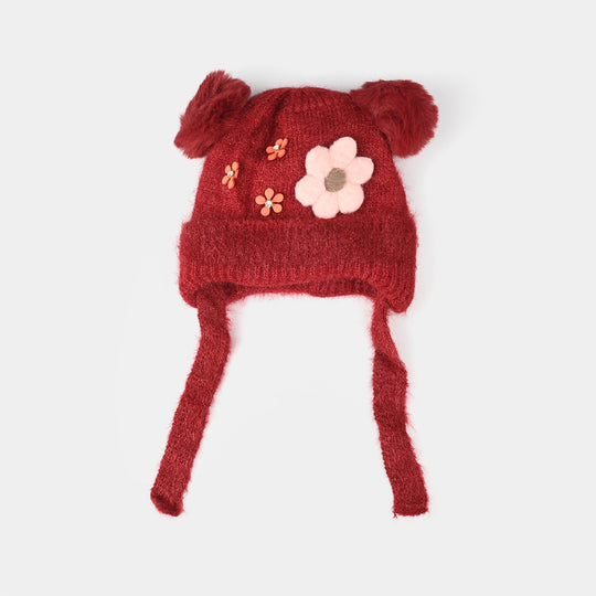 Baby Fancy Winter Woolen Cap | 18-24M