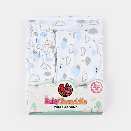 Infant Big Swaddle with Cap & Mittens