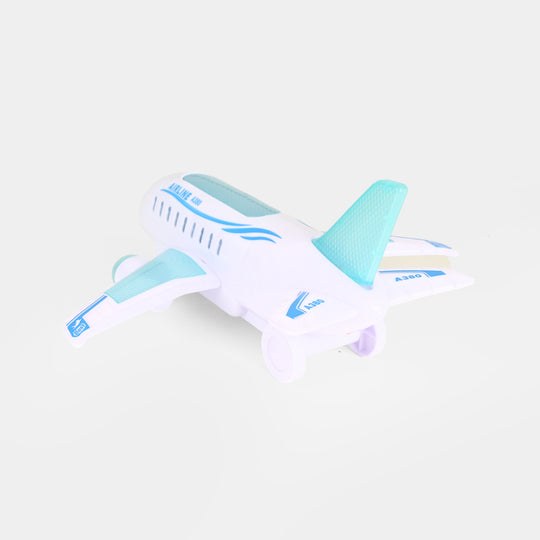 Electric Bump & Go Toy Jet with Light & Music